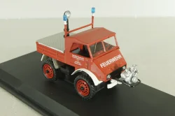 Mercedes Unimog 401 flatbed truck 4x4 Freiwillige Feuerwehr, 03118, Schuco 1:43