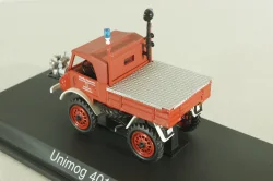Mercedes Unimog 401 flatbed truck 4x4 Freiwillige Feuerwehr, 03118, Schuco 1:43