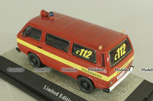 Volkswagen T3a Feuerwehr, 11406, Premium Classixxs 1:43