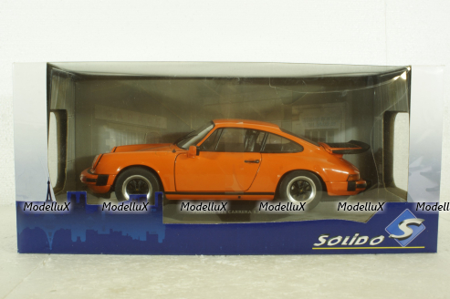 Porsche 911 Carrera 3.2 1984 orange, 1802609, Solido 1:18