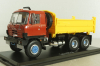 Tatra 815 S3 самосвал с трёхсторонней разгрузкой, красный/желтый, SSM1345, SSM 1:43