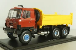 Tatra 815 S3 самосвал с трёхсторонней разгрузкой, красный/желтый, SSM1345, SSM 1:43