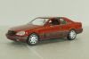 Mercedes 600 SEC Coupe (C140) 1992, red, 1270, Schabak 1:43