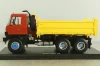 Tatra 815 S3 самосвал с трёхсторонней разгрузкой, красный/желтый, SSM1345, SSM 1:43