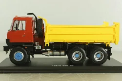 Tatra 815 S3 самосвал с трёхсторонней разгрузкой, красный/желтый, SSM1345, SSM 1:43