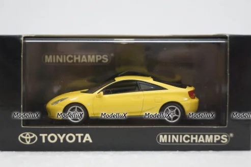 Toyota Celica (T23) 2000, yellow, 430168924, Minichamps 1:43