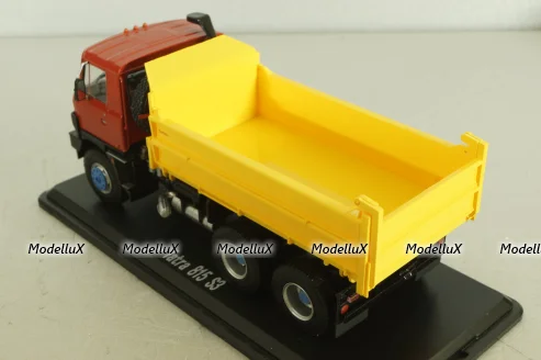 Tatra 815 S3 самосвал с трёхсторонней разгрузкой, красный/желтый, SSM1345, SSM 1:43