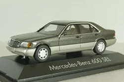 Mercedes-Benz 600 SEL (W140) 1991, grey, 070043, Herpa, 1:43