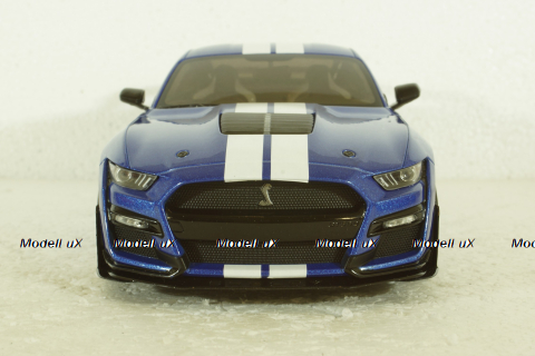 Ford Mustang Shelby GT 500 Fast Track bluemetallic/white, 1805901, Solido 1:18
