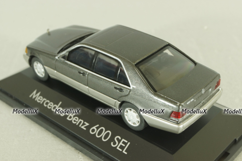 Mercedes-Benz 600 SEL (W140) 1991, grey, 070043, Herpa, 1:43