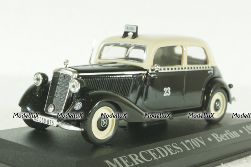 Mercedes 170V, Taxi Berlin, (W136), 1952, Taxi, Altaya 1:43