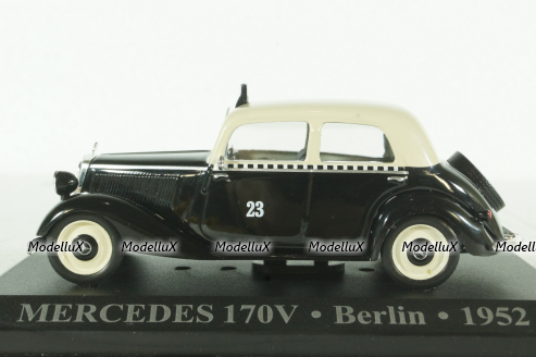 Mercedes 170V, Taxi Berlin, (W136), 1952, Taxi, Altaya 1:43
