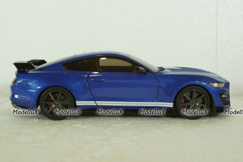 Ford Mustang Shelby GT 500 Fast Track bluemetallic/white, 1805901, Solido 1:18
