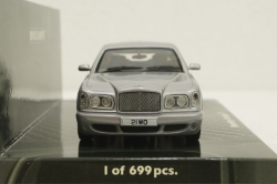 Bentley Arnage T, 2003, Silver, 436139074, Minichamps 1:43