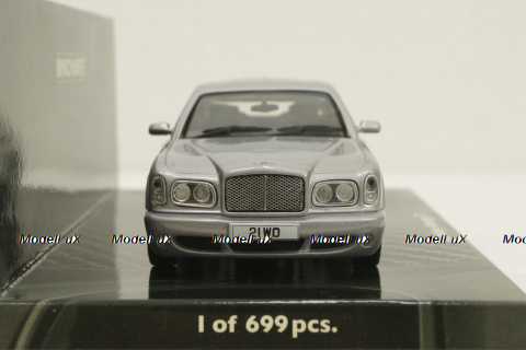 Bentley Arnage T, 2003, Silver, 436139074, Minichamps 1:43