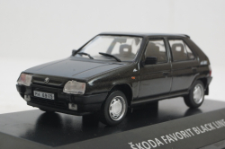 Skoda Favorit Black Line, KALEIDOSKOP SKODA (DeAgostini) 1:43