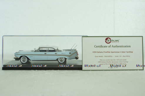 DeSoto Fireflite 4 door hardtop, 1959, EMUS43052A, Esval Model 1:43
