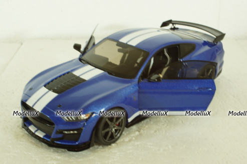 Ford Mustang Shelby GT 500 Fast Track bluemetallic/white, 1805901, Solido 1:18