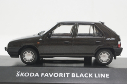 Skoda Favorit Black Line, KALEIDOSKOP SKODA (DeAgostini) 1:43