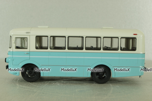 РАФ-976 автобус, белый/бирюзовый, Наши Автобусы №22, Modimio 1:43