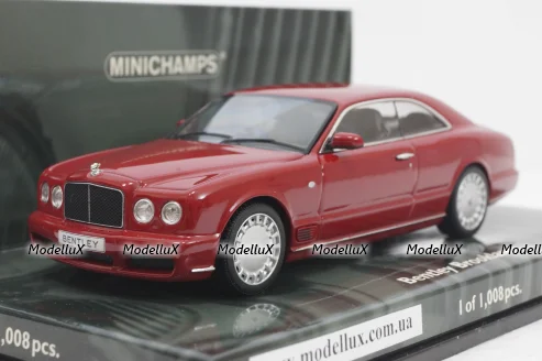 Bentley Brooklands, 2007, red, 436139622, Minichamps 1:43