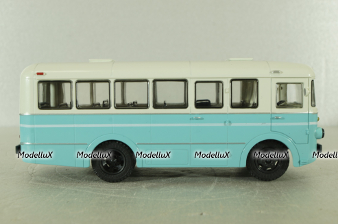 РАФ-976 автобус, белый/бирюзовый, Наши Автобусы №22, Modimio 1:43
