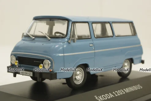Skoda 1203 Minibus, blue, KALEIDOSKOP SKODA (DeAgostini) 1:43