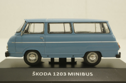 Skoda 1203 Minibus, blue, KALEIDOSKOP SKODA (DeAgostini) 1:43