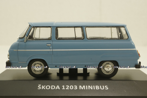 Skoda 1203 Minibus, blue, KALEIDOSKOP SKODA (DeAgostini) 1:43