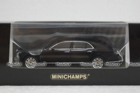 Bentley Mulsanne 2010, black, 436139900, Minichamps 1:43