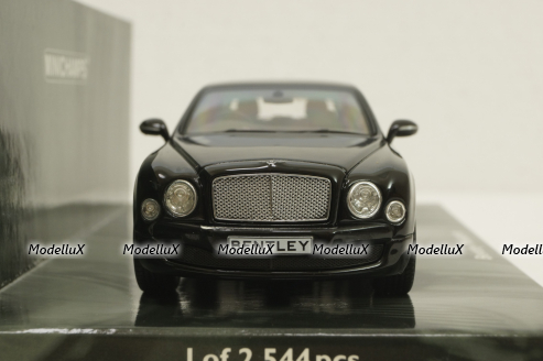 Bentley Mulsanne 2010, black, 436139900, Minichamps 1:43