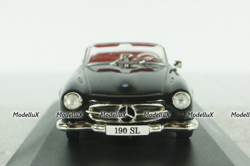 Mercedes 190SL, (R121), 1955 black, Altaya 1:43
