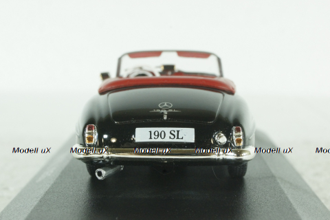 Mercedes 190SL, (R121), 1955 black, Altaya 1:43