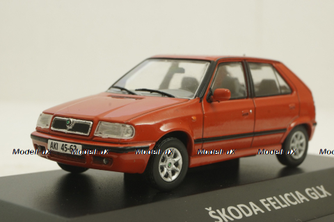 Skoda Felicia GLX, red, KALEIDOSKOP SKODA (DeAgostini) 1:43