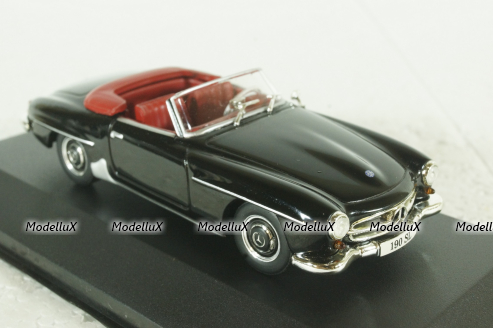 Mercedes 190SL, (R121), 1955 black, Altaya 1:43