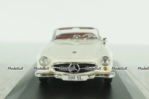 Mercedes 190SL, 1955 (R121), white, Altaya 1:43