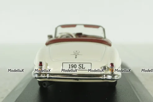 Mercedes 190SL, 1955 (R121), white, Altaya 1:43