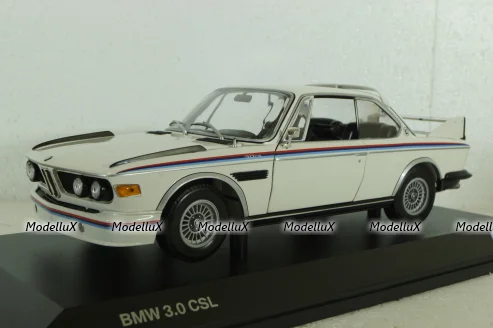 BMW 3.0 CSL (E9) 1971, white, 80432411550, Minichamps 1:18