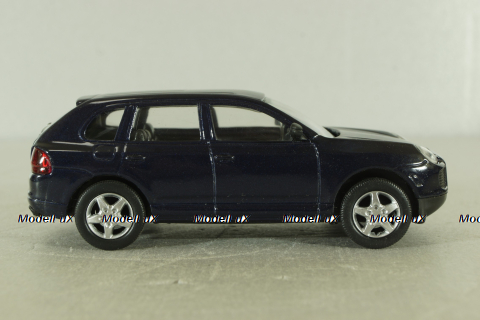 Porsche cayenne turbo 2008, blue,  Automax 1:43