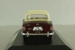 Mercedes-Benz 220 S Ponton (W180) 1956, dark red, 4325, dealer edition, Faller 1:43
