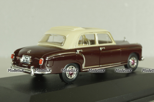 Mercedes 220 S Ponton (W180) 1956, dark red, 4325, Faller 1:43 