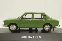 Skoda 105 S, green, KALEIDOSKOP SKODA (DeAgostini) 1:43