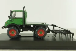 Mercedes Unimog U406 1977, green, Тракторы: история, люди, машины №137, Hachette 1:43