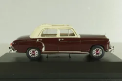 Mercedes-Benz 220 S Ponton (W180) 1956, dark red, 4325, dealer edition, Faller 1:43