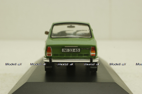 Skoda 105 S, green, KALEIDOSKOP SKODA (DeAgostini) 1:43