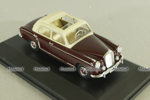 Mercedes 220 S Ponton (W180) 1956, dark red, 4325, Faller 1:43 