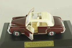 Mercedes-Benz 220 S Ponton (W180) 1956, dark red, 4325, dealer edition, Faller 1:43