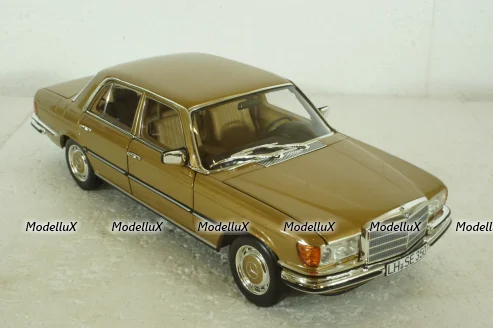 Mercedes 350 SE W116 1973 goldmetallic, 183970, Norev 1:18