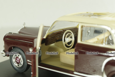 Mercedes 220 S Ponton (W180) 1956, dark red, 4325, Faller 1:43 
