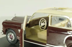 Mercedes-Benz 220 S Ponton (W180) 1956, dark red, 4325, dealer edition, Faller 1:43